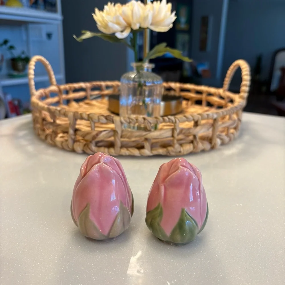 Franciscan Desert Rose Floral Salt and Pepper Shakers